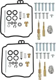 X AUTOHAUX 2 Set Carburetor Repair Rebuild Repair Parts Replacement for Yamaha XVS650 V-Star 2006-2016