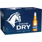 Carlton Dry Bottle 330ml x24 Case