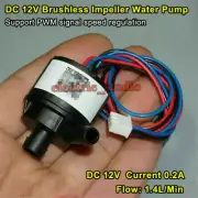 DC 12V Mini Quiet DC Brushless Water Pump Submersible Impeller Centrifugal Pump