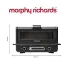 Titanium Morphy Richards® MultiOven 12L 2000W 40-230°C DUAL Heat GRILL Roast Fry