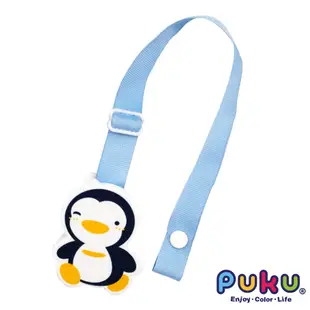 PUKU藍色企鵝 造型奶嘴鍊