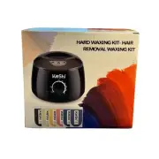 KeShi Waxing Kit with Warmer Painless Hair Removal for Legs, Arms Home wax kit