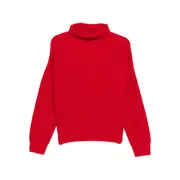 [Isabel Marant] Isabel Marant Turtleneck Ribbed Sweater 34 FR RED