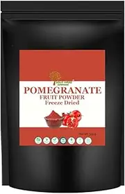 Pomegranate Powder Superfood Freeze Dried Natural Tart Flavour Vegan Gluten-Free- Add to Smoothies Teas Beverages Cereals Baking, 500g