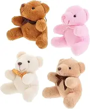 PHENOFICE Lightweight Plush Bear Pendants Decorative Hanging Charms for Bags Friends