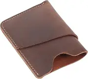 [WOFASHPURET] Card Wallet Men Slim Credit Card Holder Handmade Cow Hide Money Organizer Compact for Everyday Use Stylish