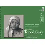 Strathmore 400 Series Toned Gray Pad, 18 x 24 Inch, 24 Sheets