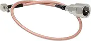POBADY FME Male to TS9 Male Right Angle 90 Degree RF Coaxial Cable RG316 30CM/12IN for 2G 3G 4G LTE Antennes Routers UMTS Mobile Broadband WLAN Wireless