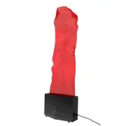 Fake Flame Light, 36 LED Red + Blue Fake Fire Flame Machine with Footpads,
