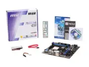 MSI 760GM-E51 MS-7596 Socket AM3 AMD 760G HDMI mATX Motherboard
