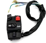 TKTGNVNZKA 1pcs 22mm Motorcycle Electric Start Switch Horn Turn Signals Indicator Switch Far Near Light Headlight Button