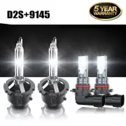 For Lexus ES330 2005-2006 D2S Xenon HID Headlight HI/LO + 9006 Fog Light Bulbs (for: Lexus)