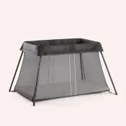 Travel Portable Cot - Black Mesh by BabyBjorn | the memo
