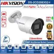 Hikvision AcuSense 4K 8MP IR Mini Bullet IP Camera DS-2CD2083G2-I Face Detection