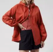 Women’s Athleta On My Way Triumph Zip Up Hoodie Jacket Currant Red Medium