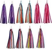 Gadpiparty 5 Pairs of Funny Kids Bike Handlebar Streamers Grips Tassels Scooter Ribbons Baby Carrier Accessories