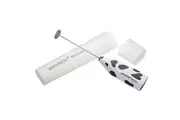 1PCE Aerolatte MOOO Milk Frother w/ Case Handheld To Go Portable - Cow Print