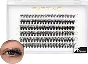 Individual Lashes Cluster Lashes 120 Pieces, 30D 0.07 D Curl 9-16 Mix Lash Individual Cluster Lashes DIY Lash Extension At Home Lashes (30D 120 Pieces 9-16 Mix)