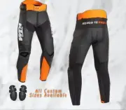 KTM NEW CUSTOM MADE MOTORBIKE MOTORCYCLE RIDER LEATHER PANT CE APPROVED 2025