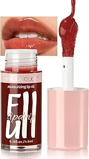 Anglicolor Lip Plumper,Plumping Lip Oil,Hydrating Tinted Clear for Dry Lips,Plump Moisturizing & Nourishing Lip Glow Oil,Vegan & Cruelty-Free (#13)