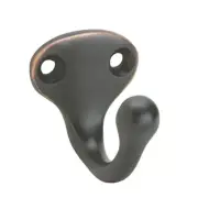 Schlage 581 Bronze 1-11/16-Inch Projection Single Wardrobe Hook