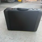 Alpine Swiss Expandable Attache Case Dual Combination Leather Briefcase new