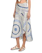 Sandro Spiral Motif Maxi Skirt