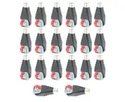 20Pcs Audio Female Rca Connector Terminal Adapter Plug Jack For Cctv