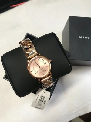 Marc Jacobs MJ3595 Classic Rose Gold Tone Steel 28mm Chain style Watch