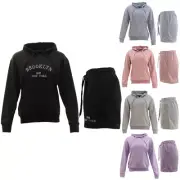 Women's Casual Loungewear Embroidered Hoodie & Shorts Set - BROOKLYN 1898