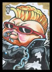 2020 GARBAGE PAIL KIDS GPK 35 YEARS NEW WAVE DAVE BRANDHEN SKETCH 1/1
