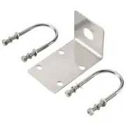 Stainless Steel Antenna Mount Bracket with U Bolts for Ham UHF VHF CB6504