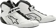 Alpinestars (2710112-21-7.5) White/Black Size-7.5 Tech 1-T Shoes