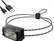 Lightweight, Waterproof, Rechargeable Headlamp for Bikepacking