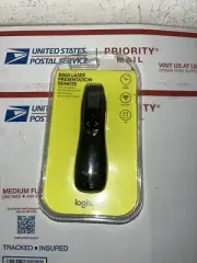 Logitech R800 Laser Presentation Remote Control Black New Sealed