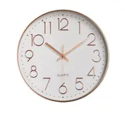 Simple Quartz Wall Clock Cafe Office Home Digital Silent Timepiece Decoration-2