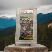Pokemon Evolving Skies Rayquaza Art Authentic Sealed Booster Pack PSA 8