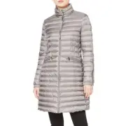 MONCLER SABLE 907 Slim Lightweight Down Jacket Puffer Quilt Coat Silver Gray 2-M