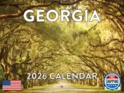 Georgia Calendar 2026 Monthly Wall Calender 12 Month | American Made In The U