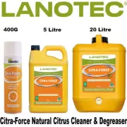 LANOTEC Citra Force Citrus Cleaner Degreaser Industrial Concentrate 400g/5L/20L