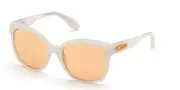 Adidas Originals OR0012 21G Women’s Sunglasses White Size 54