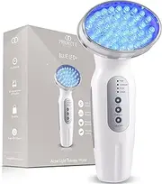 Project E Beauty Blue LED+ Acne Light Therapy | 415nm Blue Photon Beauty LED Therapy Anti Acne Spot Scars Removal Reduce Inflammation Smooth Improving Sensitive Skin Calming Anti Bacteria Treatment Facial Device