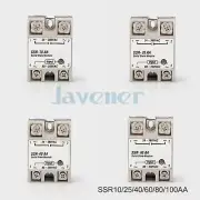 10/25/40/50/60/80/100A AC-AC Input 80-280VAC SSR Single-phase Solid State Relay