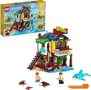 LEGO 31118 Creator 3 in 1 Surfer Beach House, Lighthouse and Pool House Summer Building Set