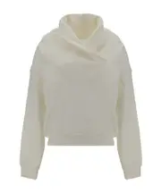 Saint Laurent V-Neck Drop Shoulder Hoodie S,L,M Nude