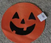 Orange Happy Halloween Jack O Lantern Placemats Pumpkin 15”