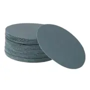 Sandpaper Round 125x125mm 600 Grit 50 Pcs Black Hook & Loop Sanding Sheets