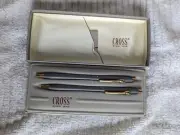 Cross Pen Gray Ball point pen and Pencil 230105 in box