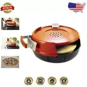 Portable Stovetop Pizza Oven with Built-in Thermometer - Effortless Cooking