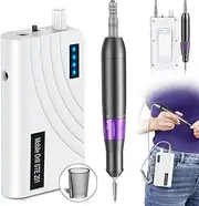 YBLNTEK Nail Drill Machine, 35000RPM Electric Nail Files for Acrylic Gel Nails, Professional Nail Drill Set for Manicure Pedicure